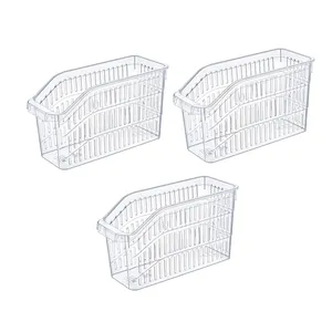 سبد نظم دهنده یخچال هوبی لایف مدل Origamix کد 031062 بسته 3 عددی