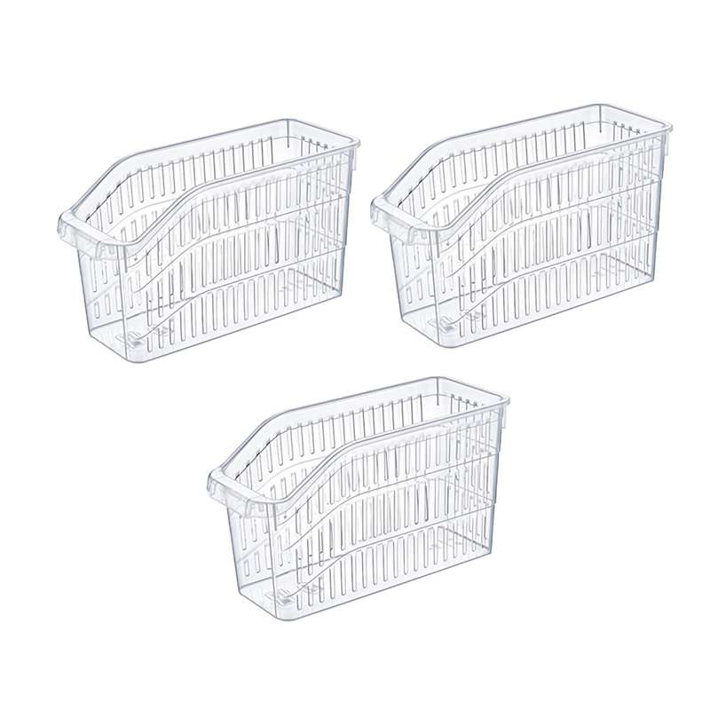 سبد نظم دهنده یخچال هوبی لایف مدل Origamix کد 031062 بسته 3 عددی