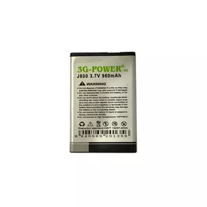 باتری موبایل مدل3g power ظرفیت 960 میلی آمپر ساعت مناسب برای گوشی موبایل سامسونگ galaxy j800