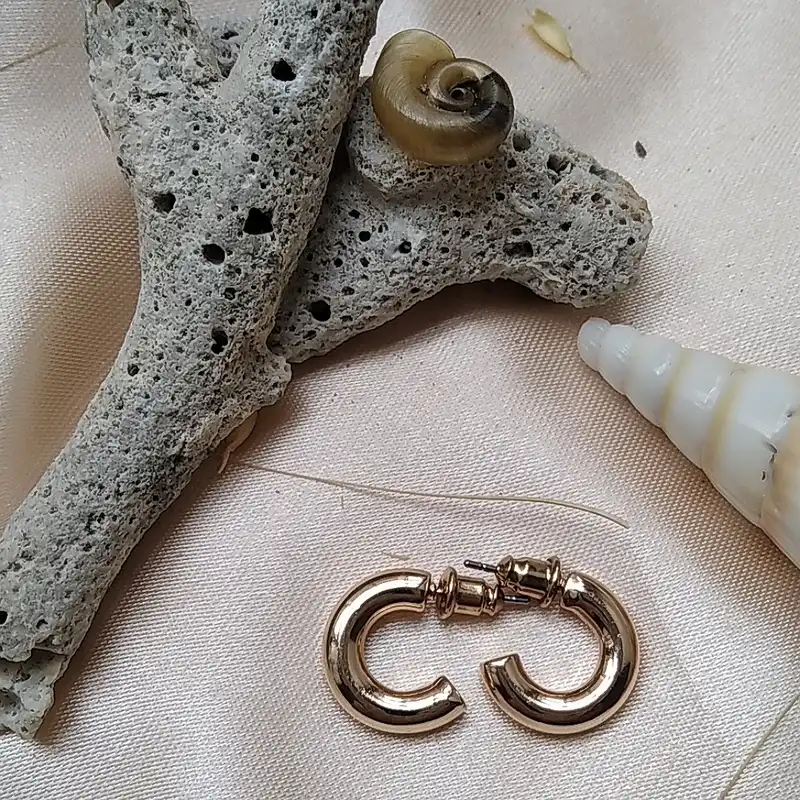 گوشواره زنانه اکسسورایز مدل حلقه ی کد H42