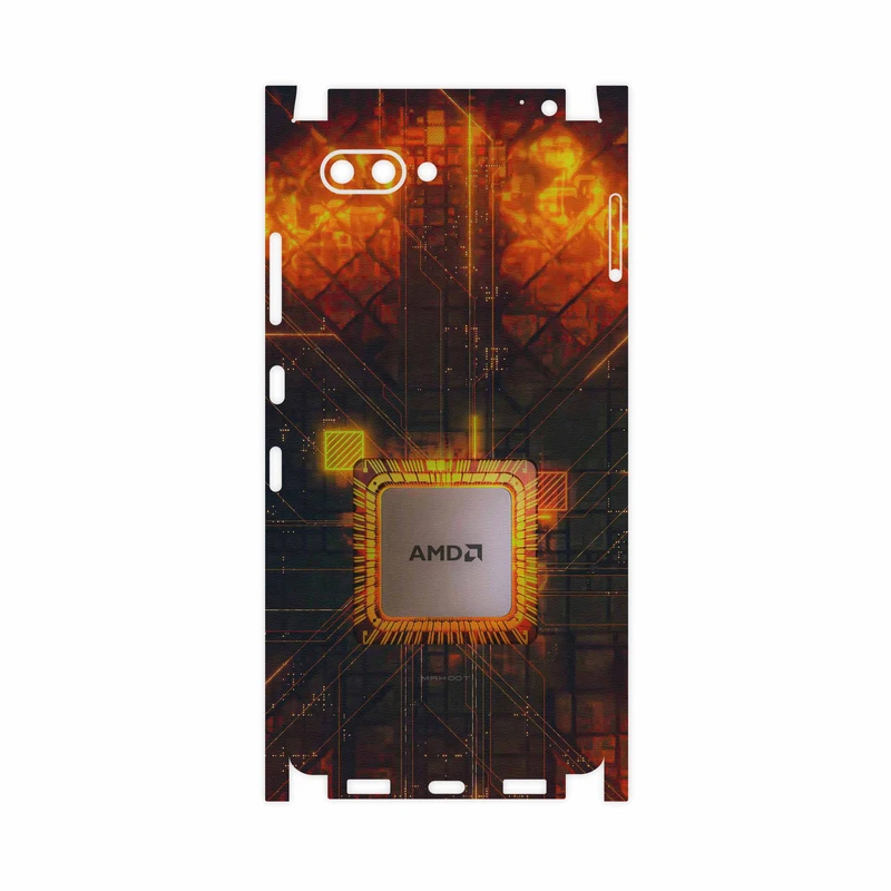 برچسب پوششی ماهوت مدل AMD Brand-FullSkin مناسب برای گوشی موبایل بلک بری Key 2