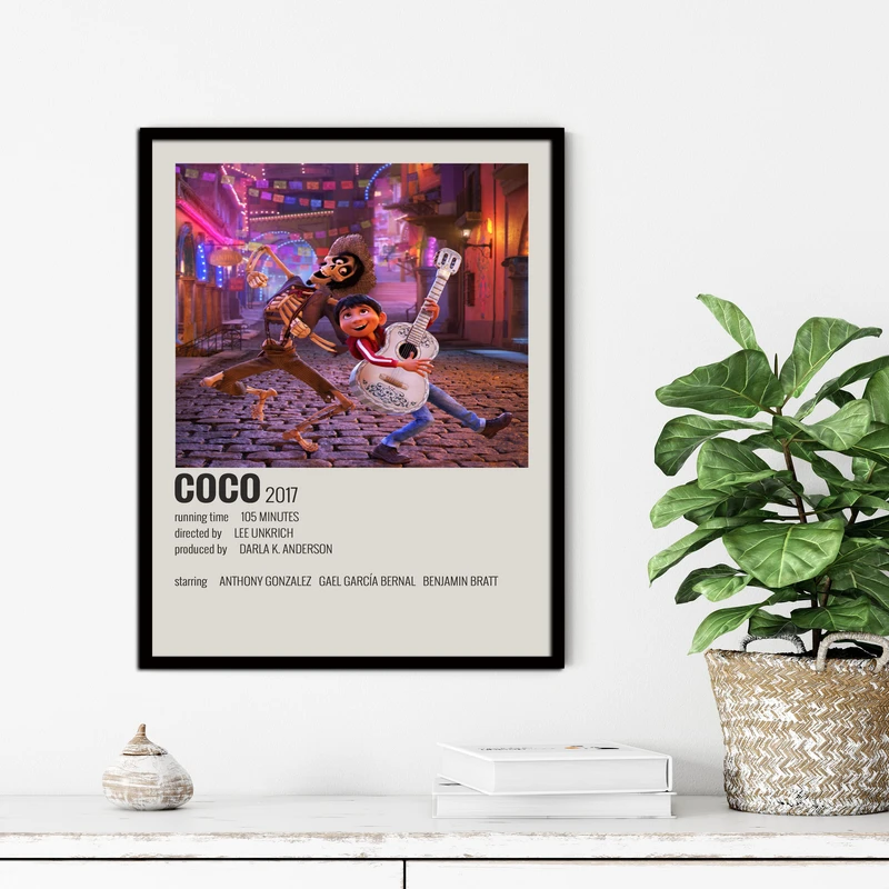 تابلو آتریسا طرح پوستر فیلم COCO مدل ATM815