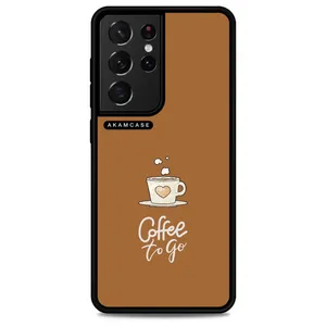 AKAM AMC-WSGS21U-COFFEE-27 Cover For Samsung Galaxy S21 Ultra