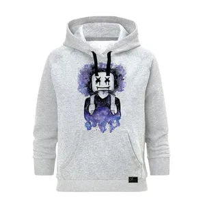 هودی زنانه مدل مارشملو کد M166 رنگ طوسی