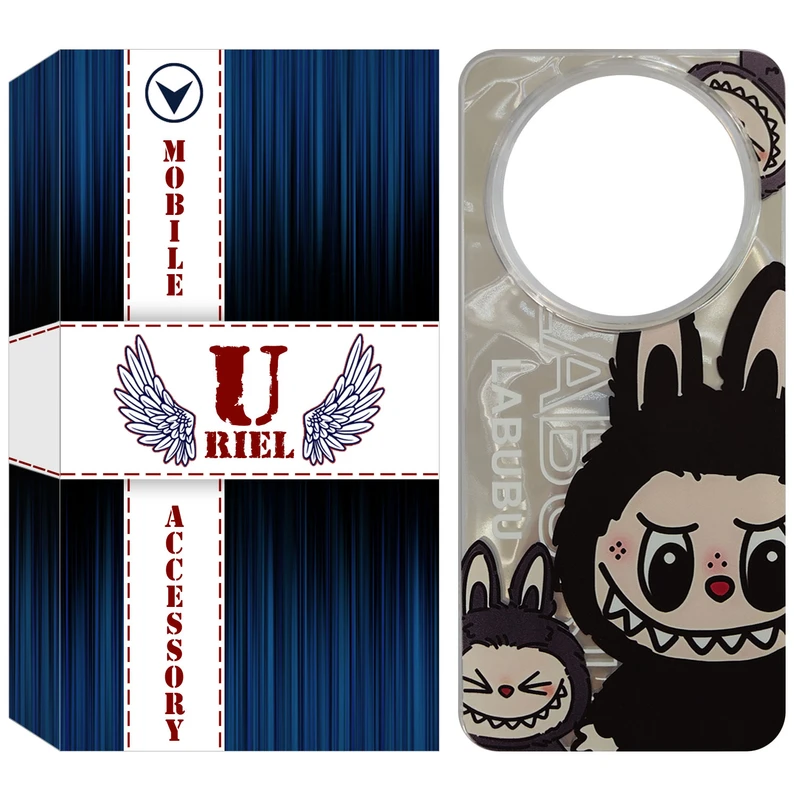 کاور هولوگرامی یوریل مدل HLG طرح عروسک لبوبو مناسب برای گوشی موبایل شیائومی Redmi A3 / A3x