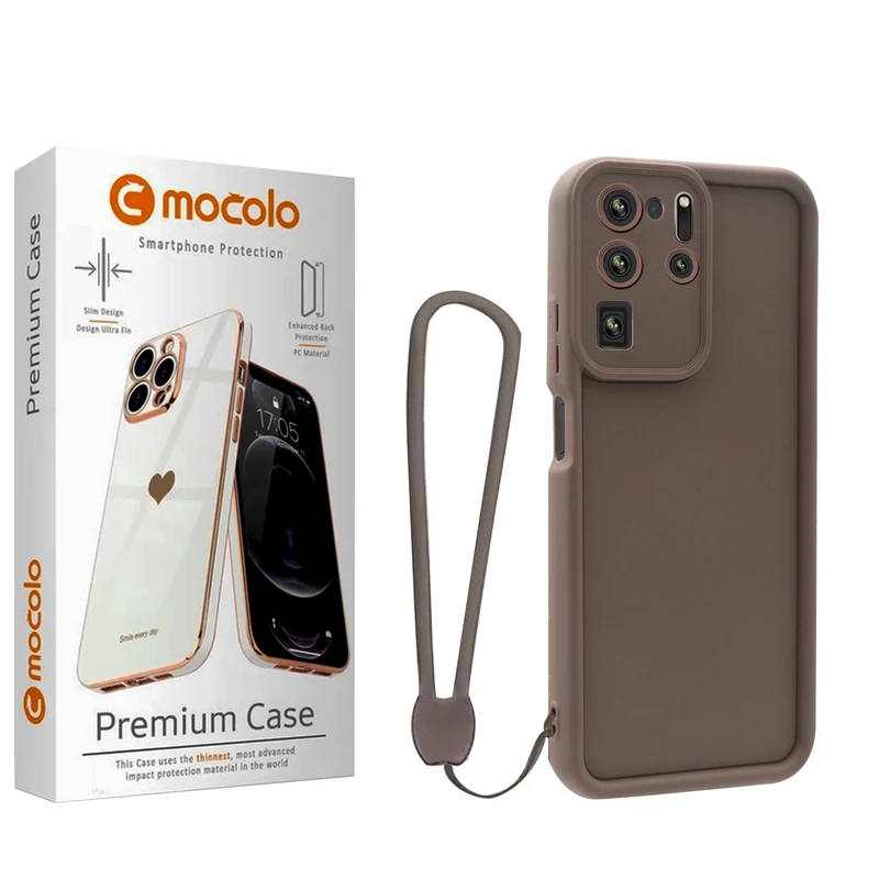 کاور موکولو مدل Silicone Puffer Apple Strap مناسب برای گوشی موبایل سامسونگ Galaxy S20 Ultra به همراه بند آویز