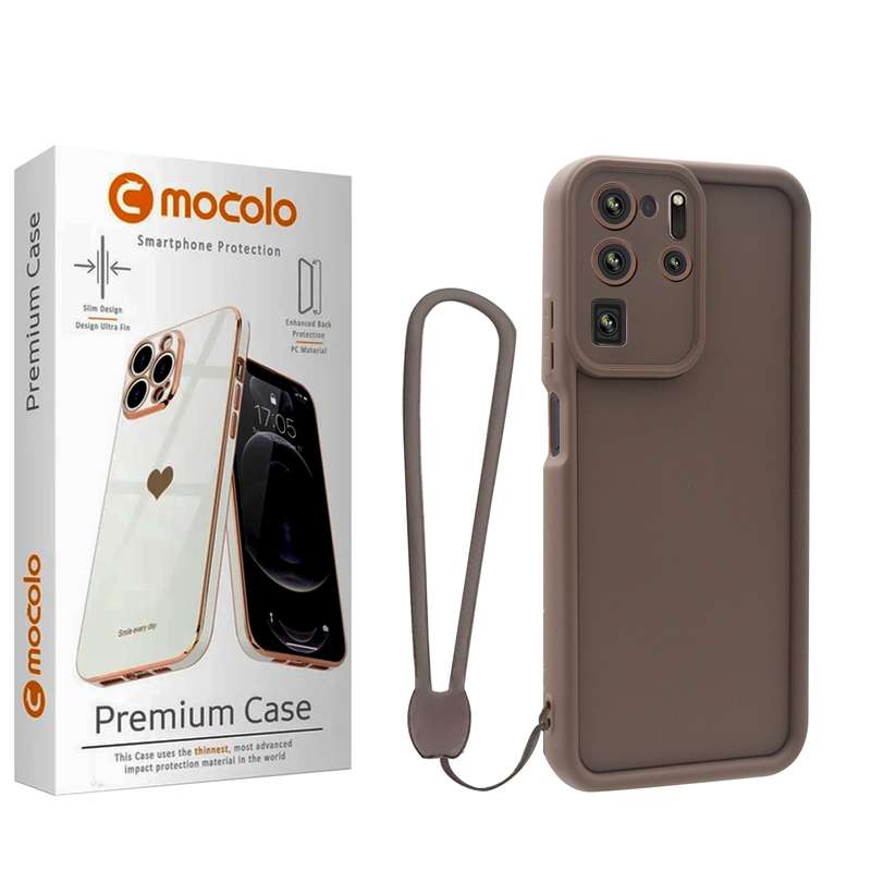 کاور موکولو مدل Silicone Puffer Apple Strap مناسب برای گوشی موبایل سامسونگ Galaxy S20 Ultra به همراه بند آویز کاور موکولو مدل Silicone Puffer Apple Strap مناسب برای گوشی موبایل سامسونگ Galaxy S20 Ultra به همراه بند آویز