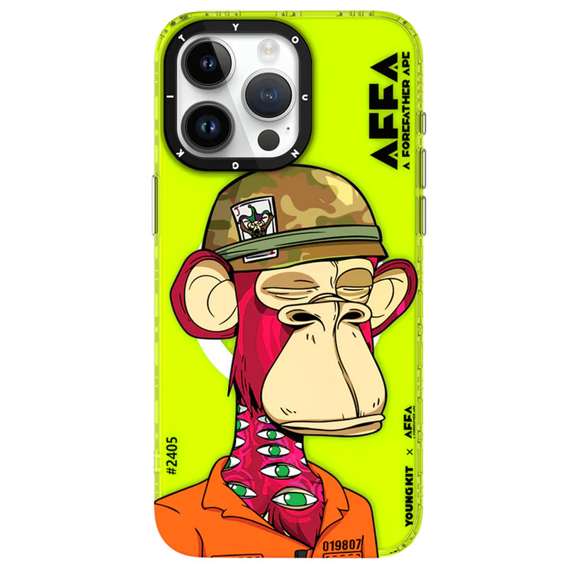 کاور یانگ کیت مدل Boring Ape کد WLYcx004 مناسب برای گوشی موبایل اپل IPHONE 15 Pro Max
