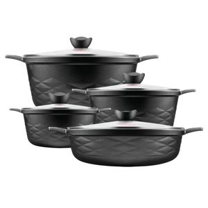 سرویس قابلمه و تابه 8 پارچه گرانیتی نالینو مدل الیتا