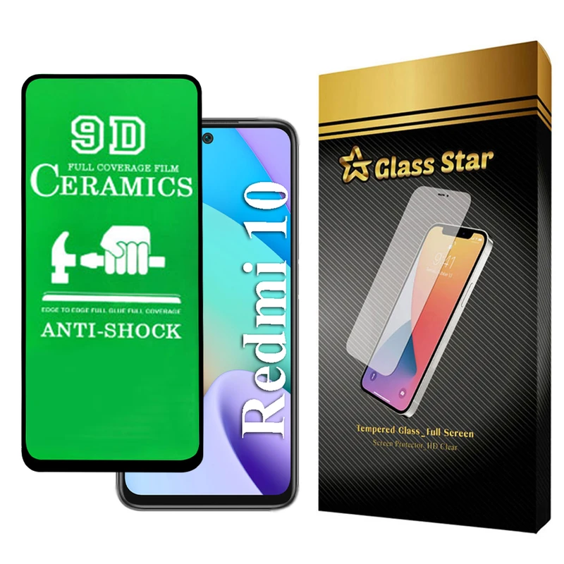   محافظ صفحه نمایش سرامیکی گلس استار مدل CRGA مناسب برای گوشی موبایل شیائومی Redmi 10