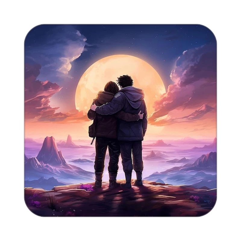 زیر لیوانی کاکتی مدل عاشقانه کد mp11476