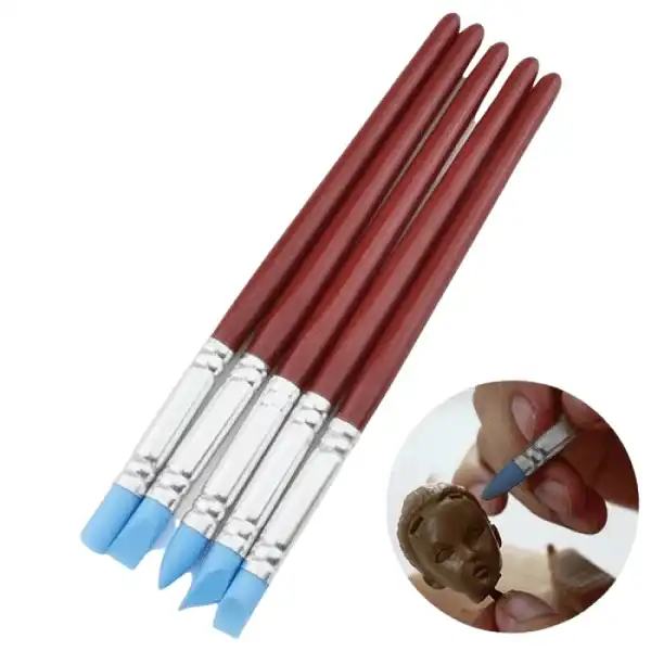 ابزار سفالگری به گز مدل قلم مجسمه سازی مجموعه 5 عددی