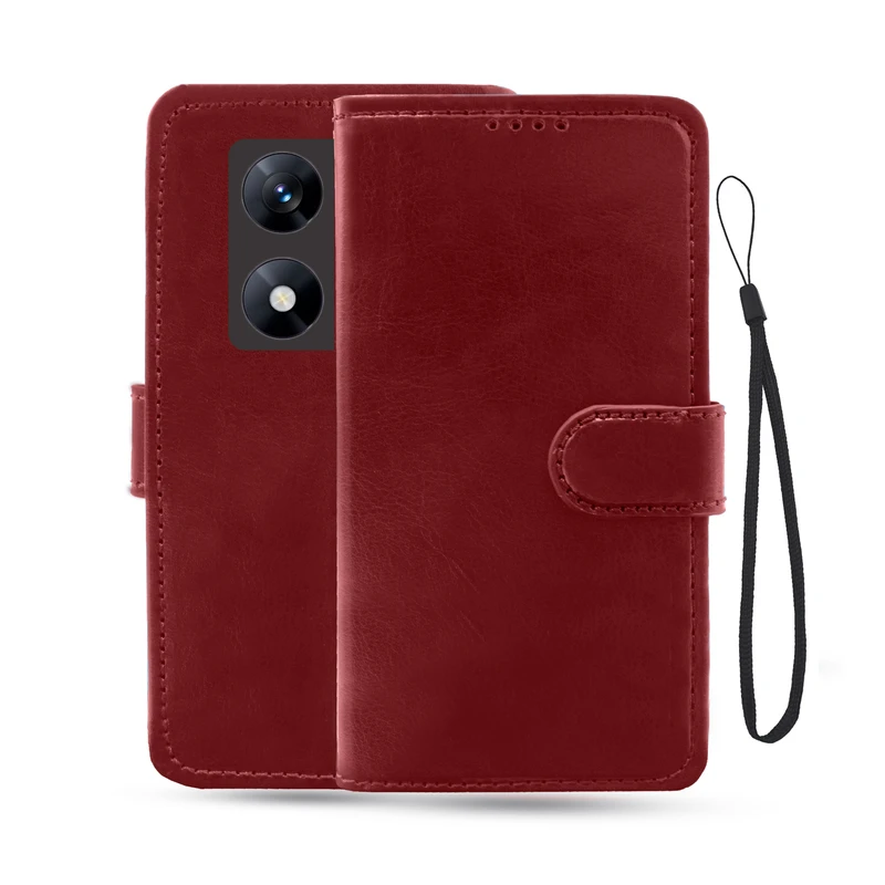 کیف کلاسوری لئون مدل kiif مناسب برای گوشی موبایل شیائومی Redmi Note 14 Pro 5G به همراه بند آویز