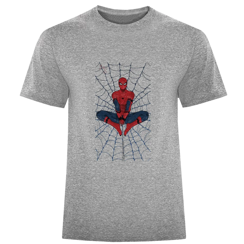 تی شرت آستین کوتاه مردانه مدل مردعنکبوتی F1125