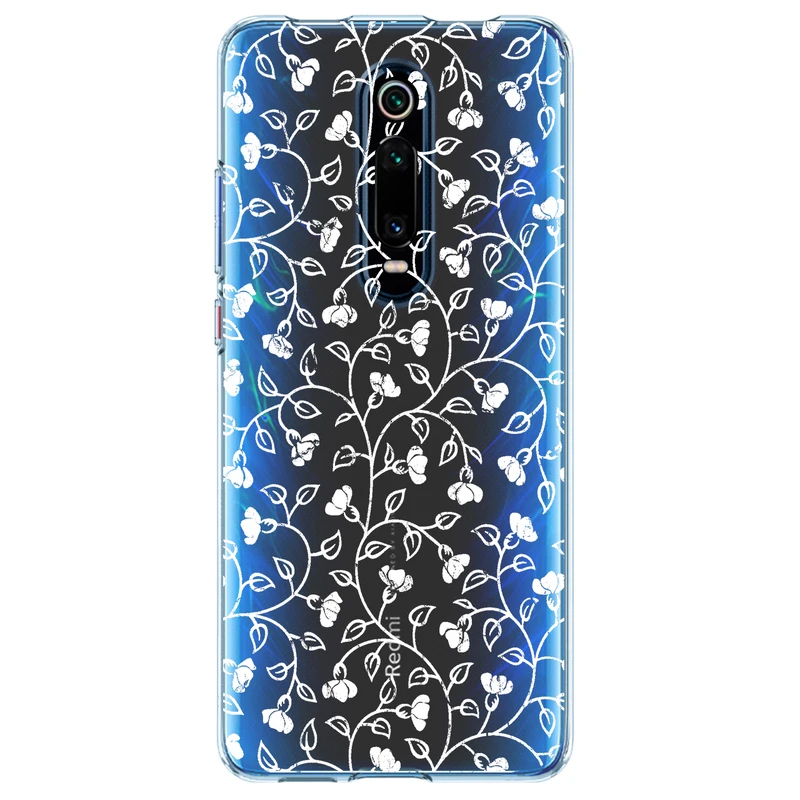 کاور مگافون طرح گل مدل C42-W مناسب برای گوشی موبایل شیائومی Mi 9T / Mi 9T Pro