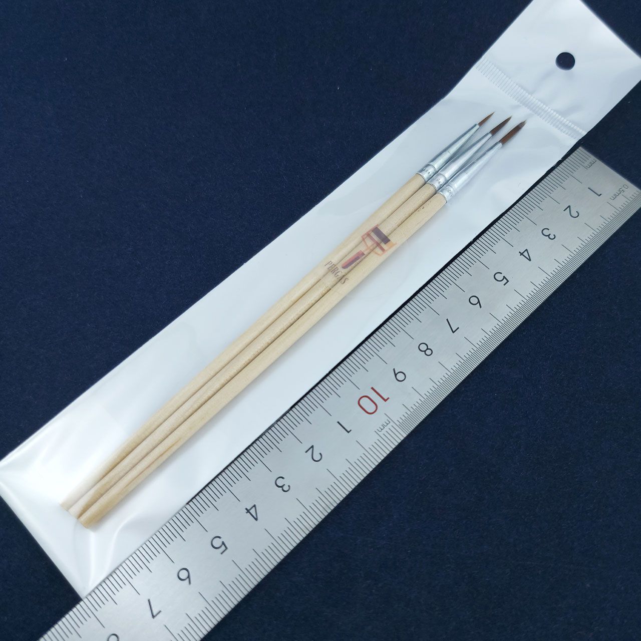 قلم موی طراحی ناخن پرگاس مدل PRO-40 مجموعه 3 عددی -  - 2