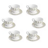 ست فنجان و نعلبکی 12 پارچه گلدکیش طرح رویسا کد GK701108-2