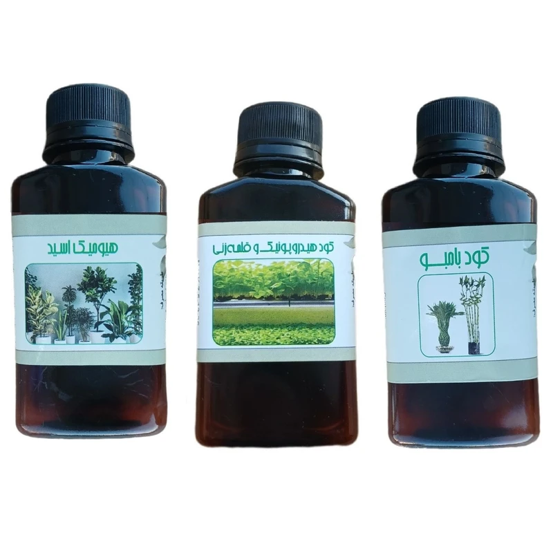 کود مایع هیومیک اسید و بامبو و هیدروپونیک و قلمه مدل life drop حجم 110 میلی لیتر