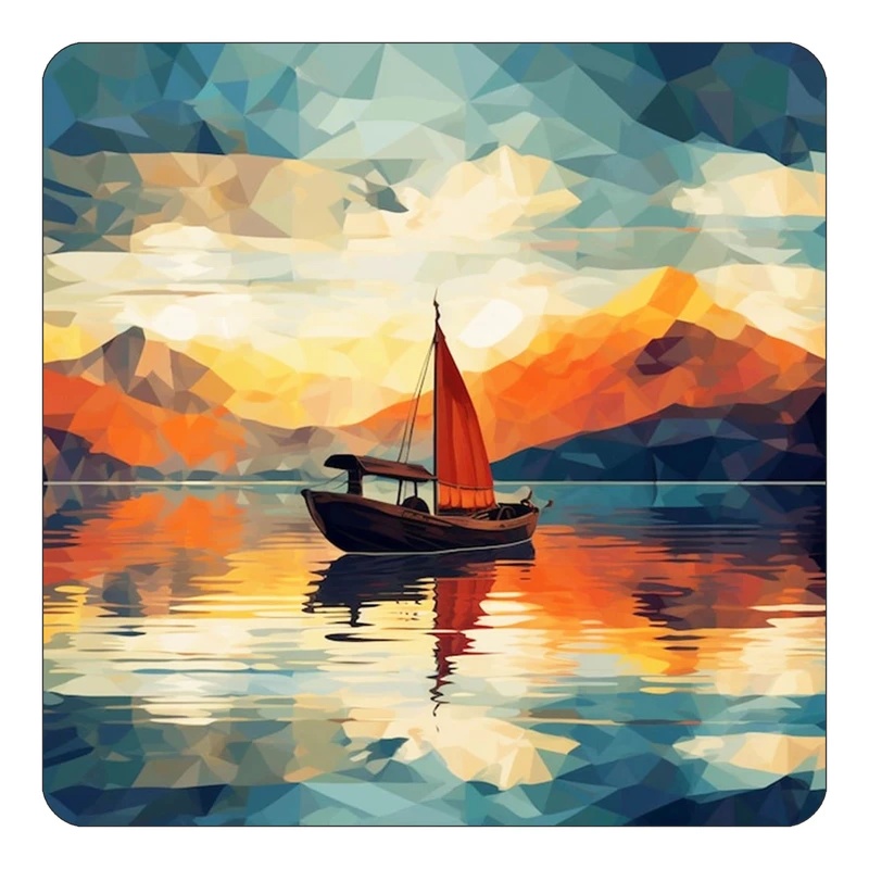 مگنت کاکتی طرح نقاشی رنگ روغن مدل mp73398