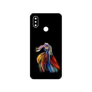 MAHOOT Rainbow Hair Digital Art Cover Sticker for Xiaomi Mi 8