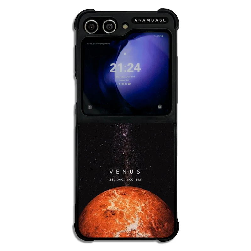کاور آکام مدل AMC-WSGZFLIP5-PLANET-1 مناسب برای گوشی موبایل سامسونگ Galaxy Z Flip 5