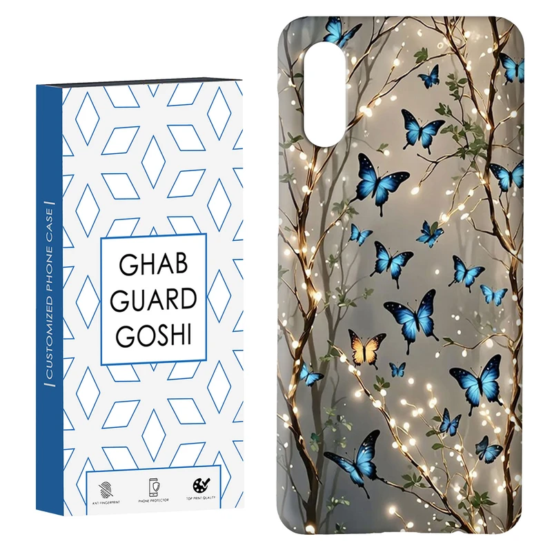 کاور قاب گارد گوشی طرح پروانه کد Dimo-382 مناسب برای گوشی موبایل سامسونگ Galaxy A02 / M02
