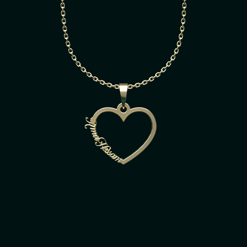 گردنبند طلا 18 عیار زنانه مدوپد مدل امیرحسام کد YY2-1-1170