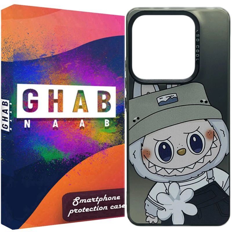 کاور قاب ناب مدل Socool طرح Labubu 03 مناسب برای گوشی موبایل شیائومی Redmi Note 13 Pro 4G / Note 14s / Poco M6 Pro 4G