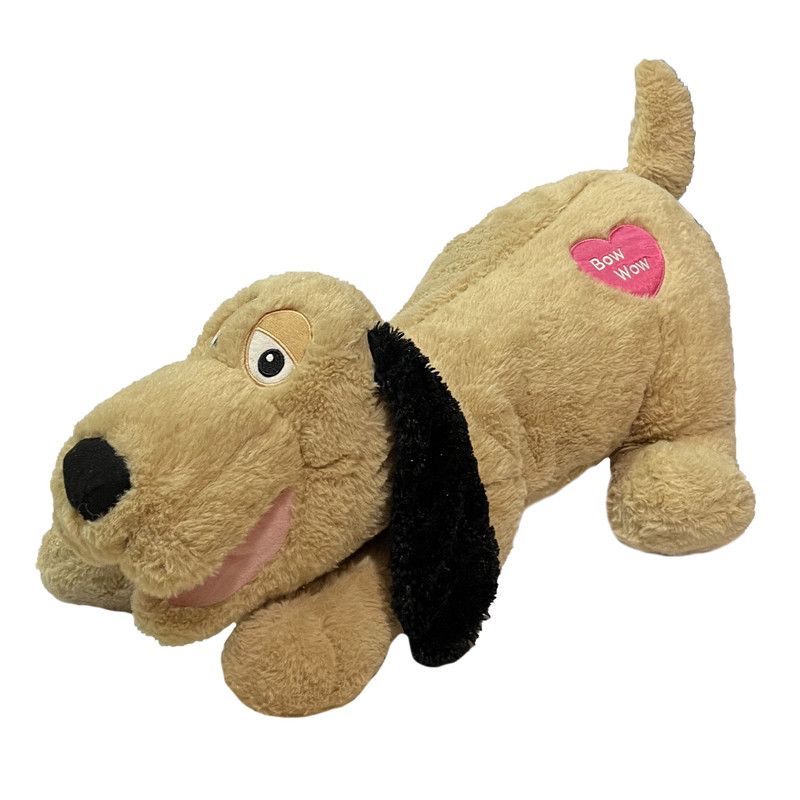 عروسک طرح سگ پاپی مدل XOXO Laying Puppy Dog کد SZ11/862 طول 55 سانتی متر