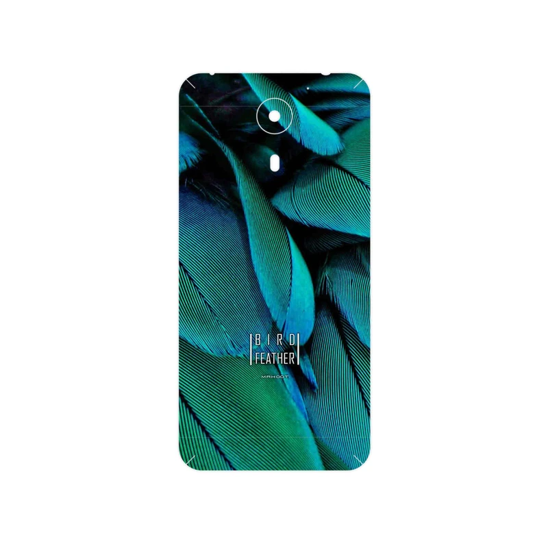 برچسب پوششی ماهوت مدل Green Feather مناسب برای گوشی موبایل جی ال ایکس Aria