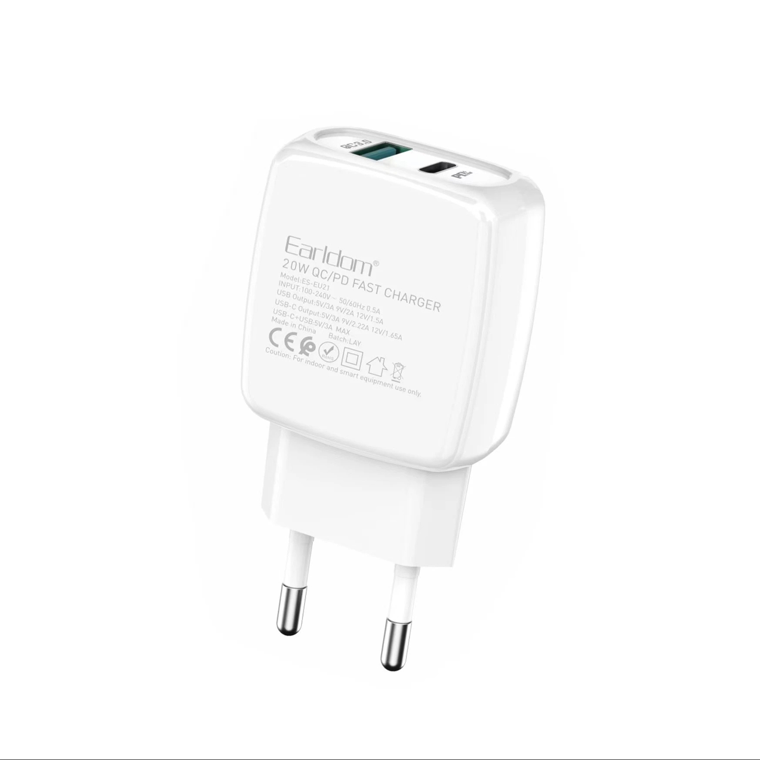 شارژر دیواری  ارلدام مدل EU21 PD20W