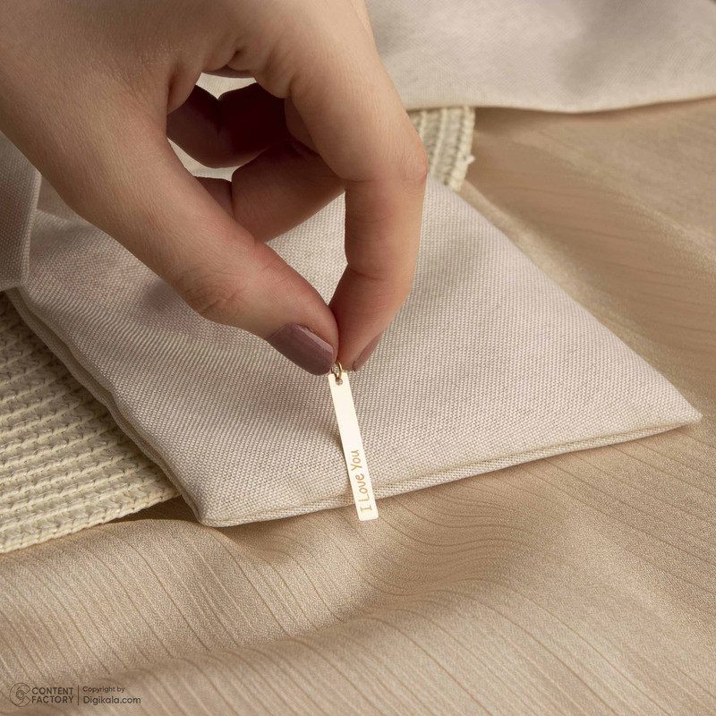 آویز گردنبند طلا 18 عیار زنانه مایا ماهک طرح مستطیل کد MM2164