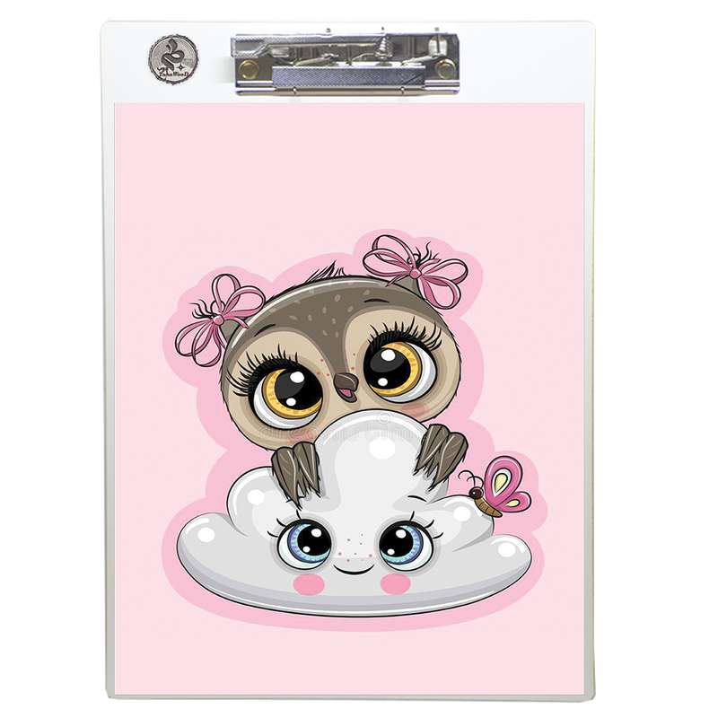 تخته شاسی طه چوب مدل Fantasy owl09 سایز A4