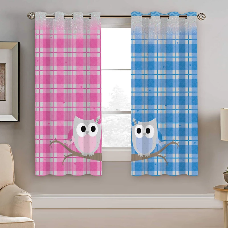 پرده نیروانا طرح جغد مدل هازان کد 8818سایز 140×200 سانتی متر