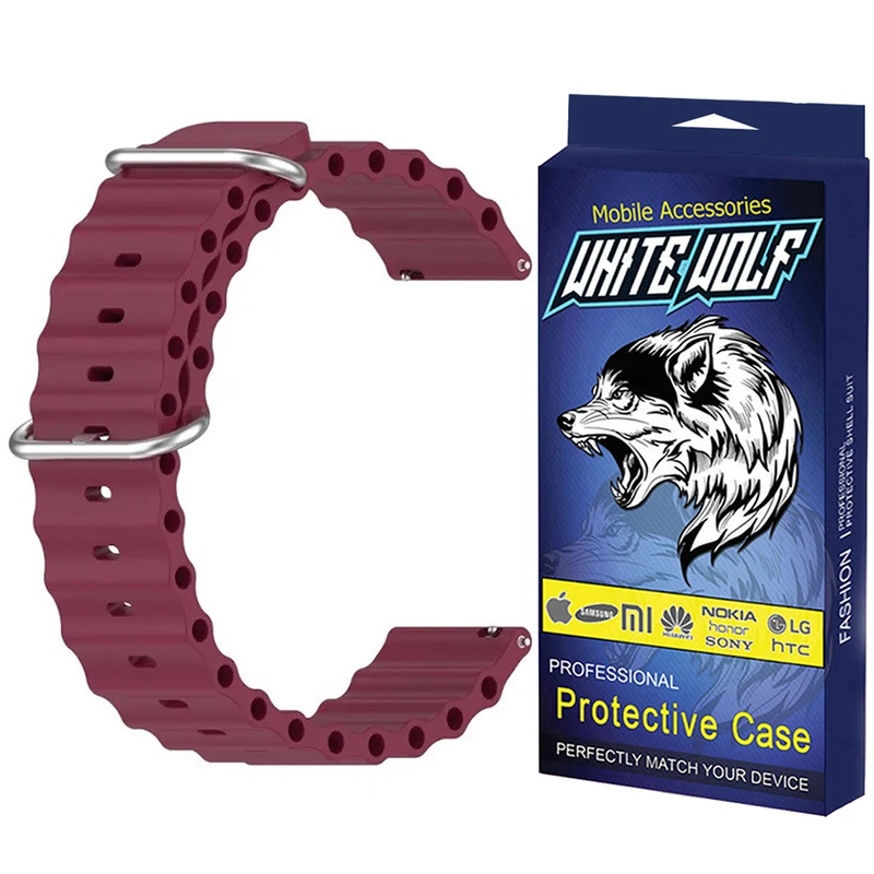 بند وایت ولف مدل WB-Ocean مناسب برای ساعت هوشمند هایلو Solar Neo