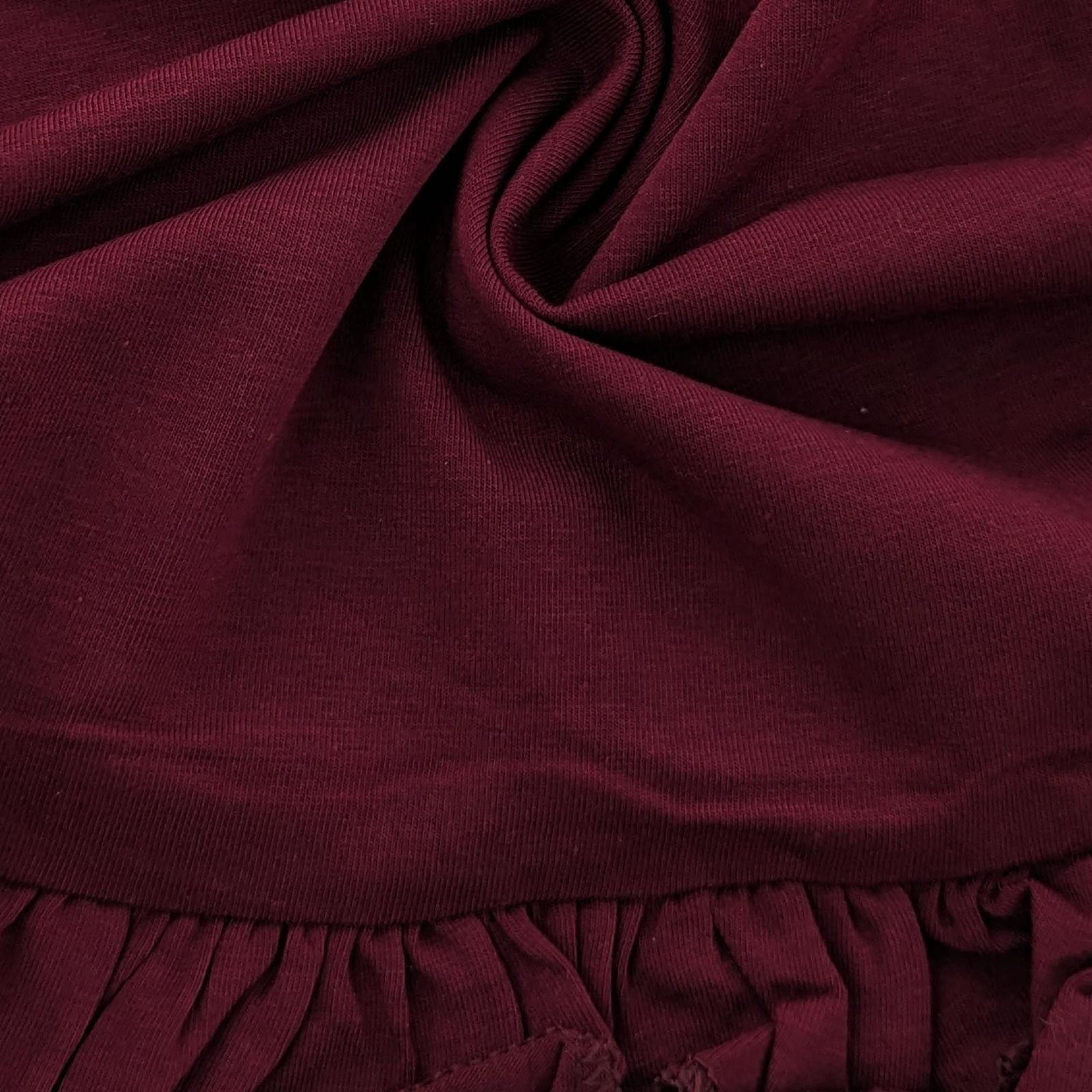 ست نیم تنه و شلوار زنانه کوزا مدل 9154 رنگ زرشکی -  - 7
