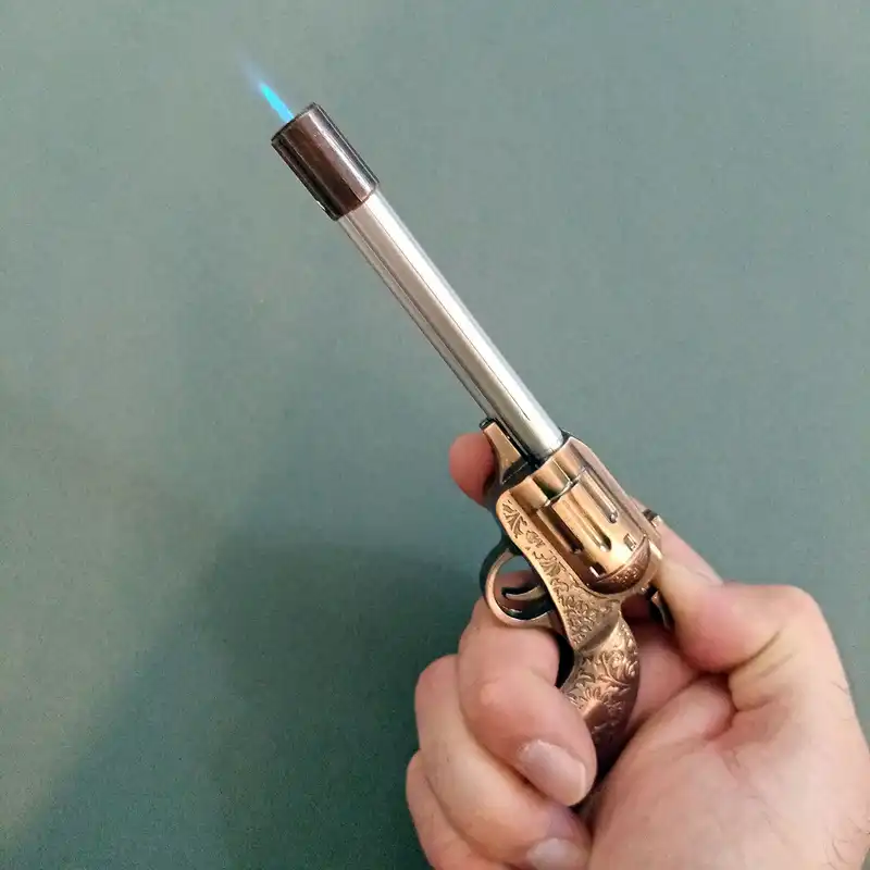 فندک طرح تفنگ هفت تیر