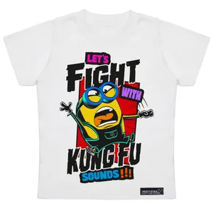 تی شرت آستین کوتاه دخترانه 27 مدل Lets Fight کد MH1400