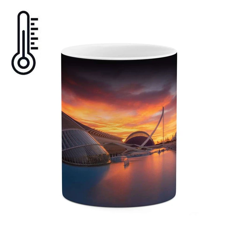 ماگ حرارتی کاکتی مدل منظره کد mgh14151