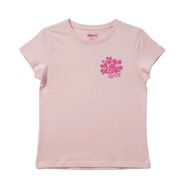 تی‌شرت آستین کوتاه دخترانه پیپرتس مدل 7489