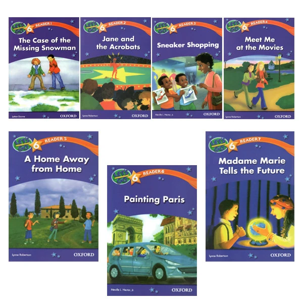 کتاب lets go readers number 6 اثر joann dionne انتشارات Oxford هفت جلدی