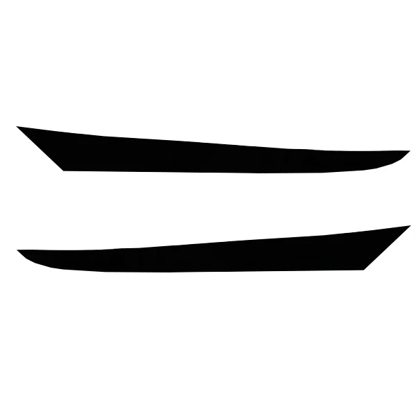 برچسب ابرویی چراغ جلو خودرو کوکلان مدل ahk12 مناسب برای پژو 206 بسته دو عددی