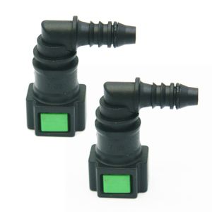 زانویی رابط شلنگ پمپ و صافی بنزین خودرو بیلگین مدل 90-02 بسته 2 عددی