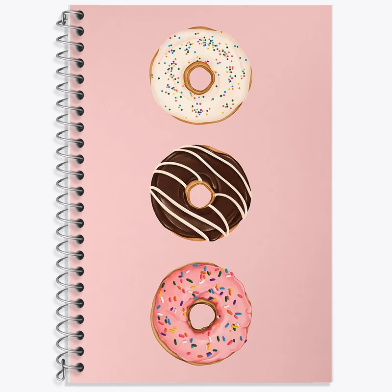 دفتر لغت 50 برگ خندالو طرح دونات کد F2788