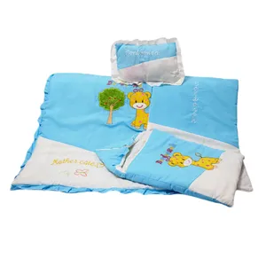   سرویس خواب 4 تکه نوزاد دوردونه طرح زرافه