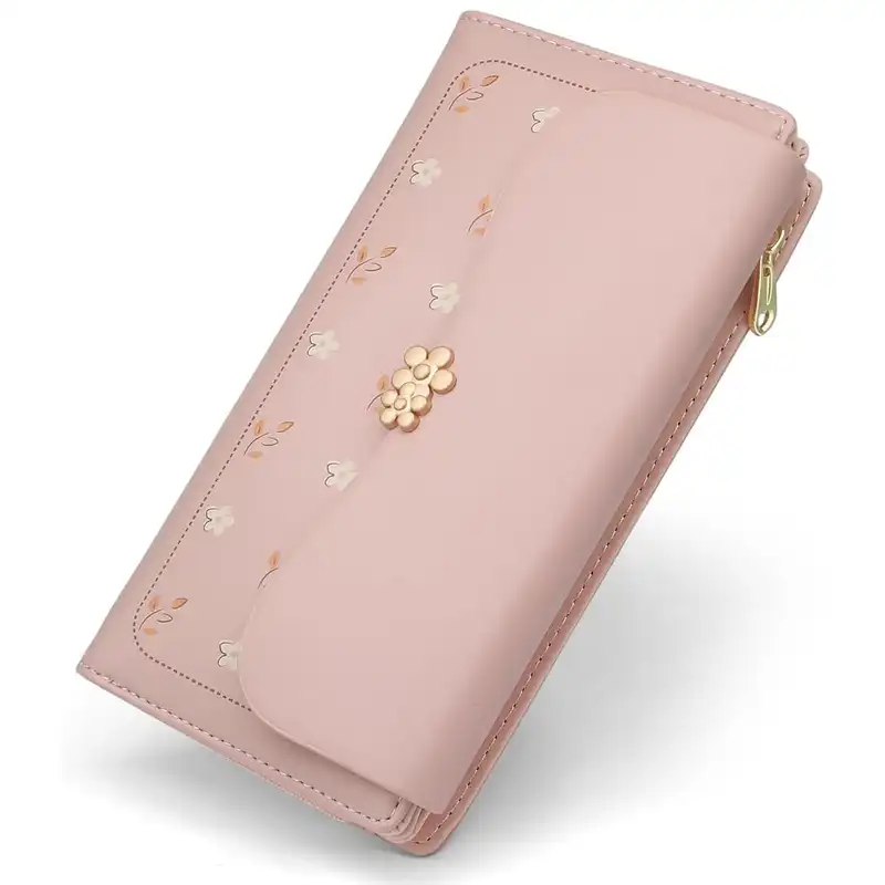 کیف پول زنانه پرتیزس مدل گلدار کد 2020033