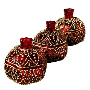 دکوری مدل یلدا طرح آینه ای مجموعه سه عددی