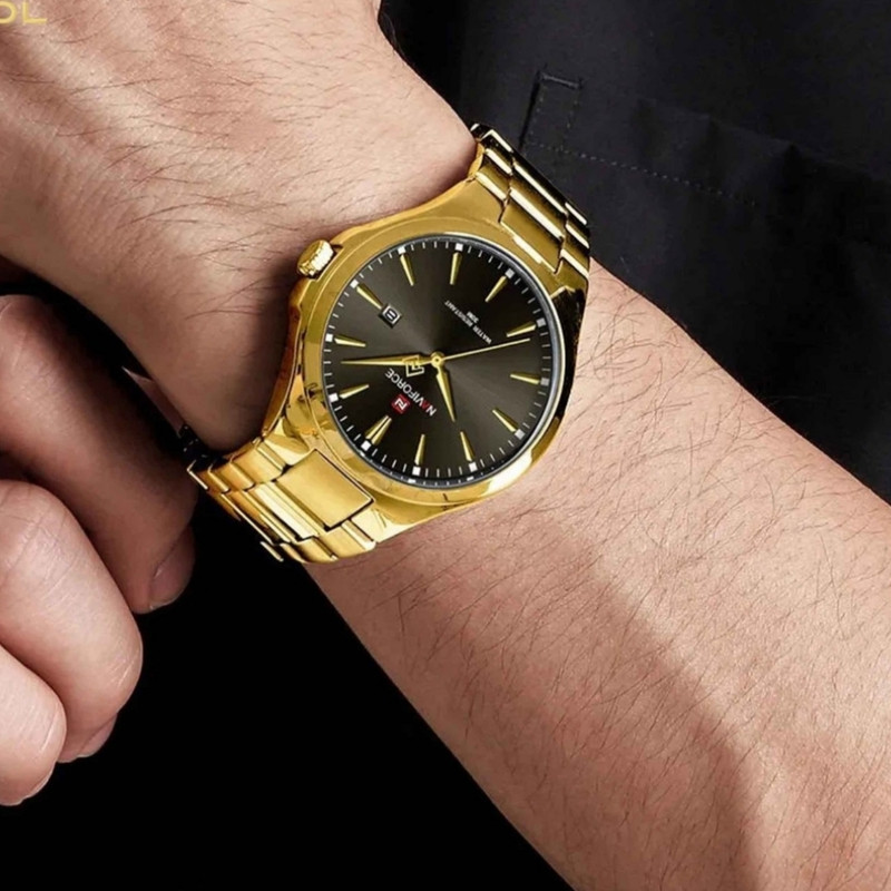 ساعت مچی عقربهای مردانه کوارتز نیوی فورس مدل NF9214