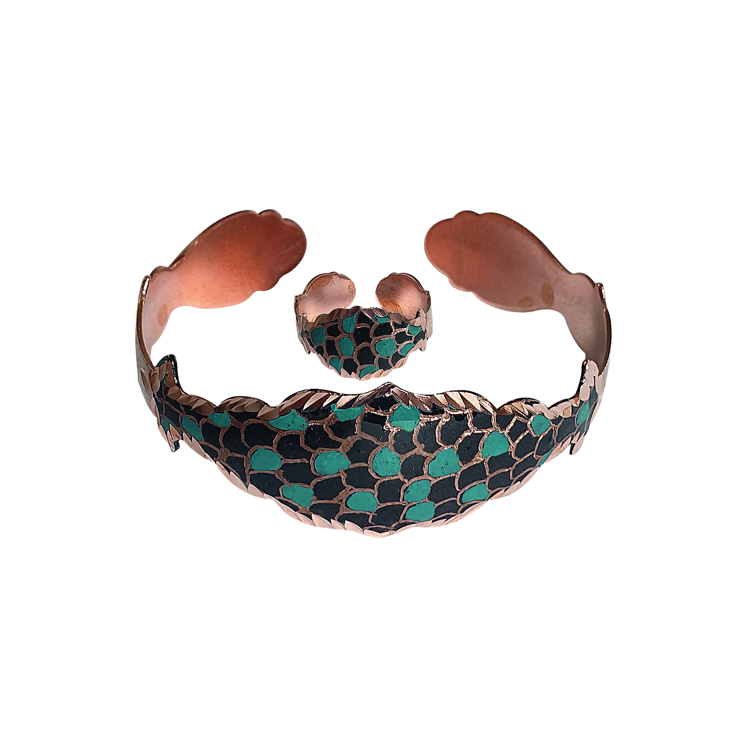 نیم ست زنانه نخل زیور کد 289