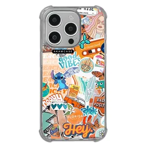 AKAM AMCWTA15PRO-GOOD VIBE3 Cover For Apple iPhone 15 Pro